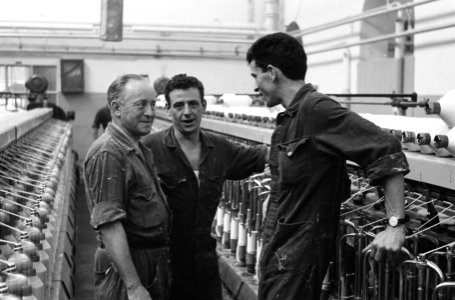 Italianen in spinnerij bij Enschede, Bestanddeelnr 912-9174
