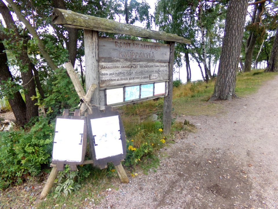 Iron Age village sign