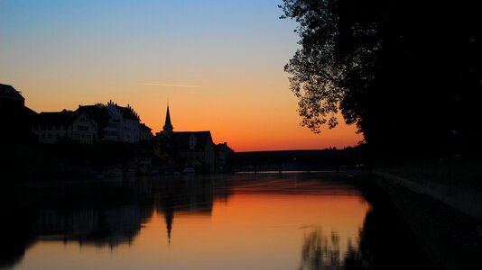 Abendstimmung blue hour afterglow photo