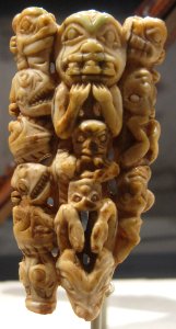 Ivory amulet from Alaska, Tlingit, 1820-50, Metropolitan Museum of Art, 1979.206.518 photo