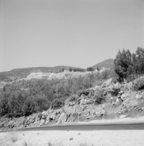 Israel, Galilea. De Meronberg aan de grens met Libanon met het bedevaartcomplex , Bestanddeelnr 255-3171
