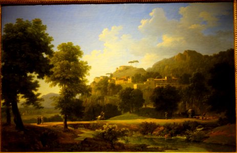Italian Landscape by Jean-Victor Bertin, 1812, oil on canvas - National Museum of Western Art, Tokyo - DSC08571
