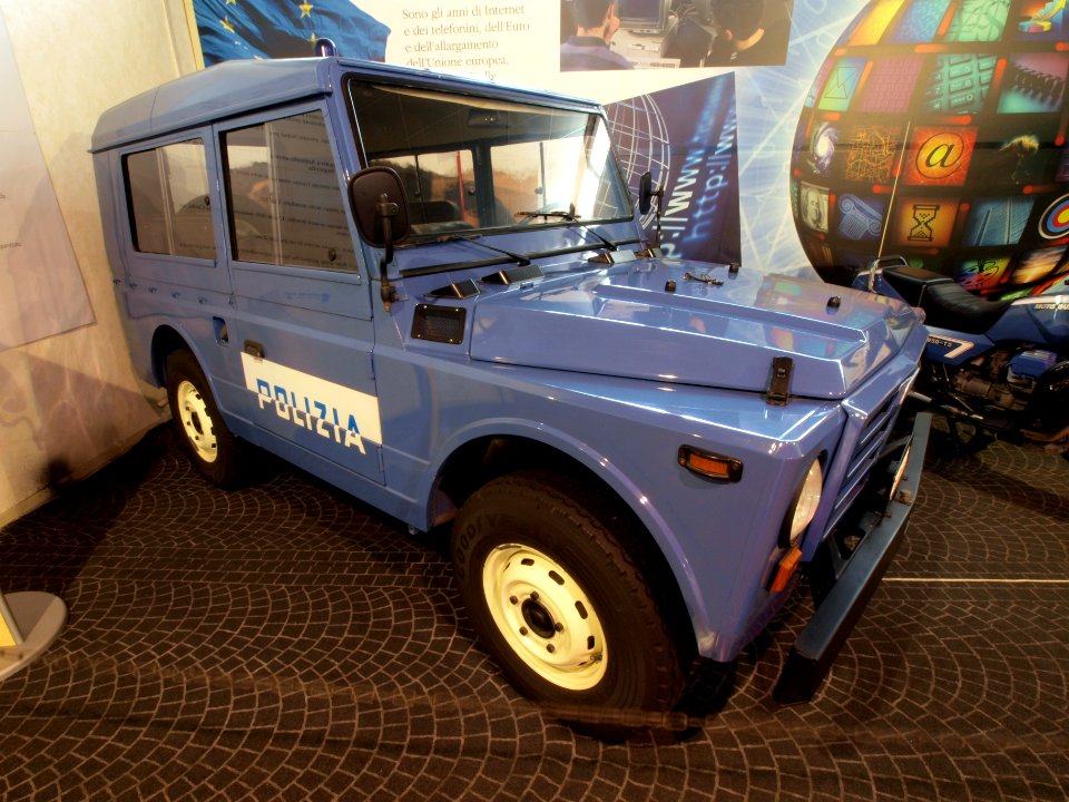 Italian police jeep