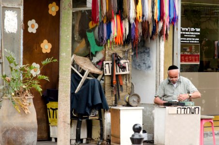 Israel, Tel Aviv, Shops in Yafo, May 2016 photo