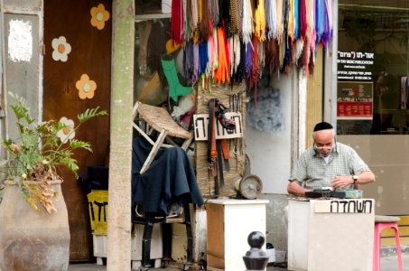 Israel, Tel Aviv, Shops in Yafo, May 2016