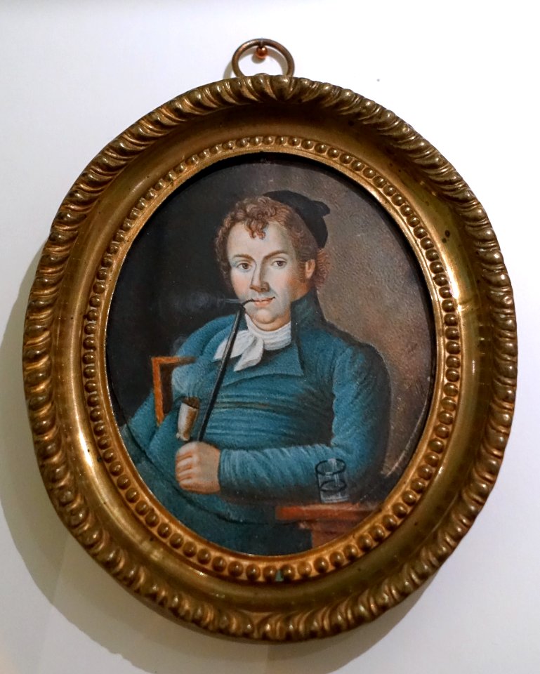 Israel Jacobson, from Seesen, 1810 AD, gouache on ivory with paper and cardboard - Braunschweigisches Landesmuseum - DSC04639