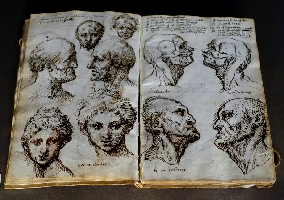 Italian sketchbook, Inigo Jones, Rome, 1614 - State Music Room, Chatsworth House - Derbyshire, England - DSC03211