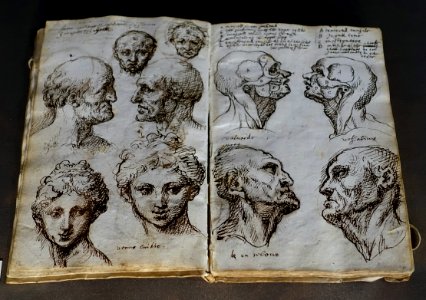 Italian sketchbook, Inigo Jones, Rome, 1614 - State Music Room, Chatsworth House - Derbyshire, England - DSC03211