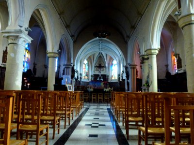 Isbergues Molinghem (Pas-de-Calais) église Saint-Maurice intérieur