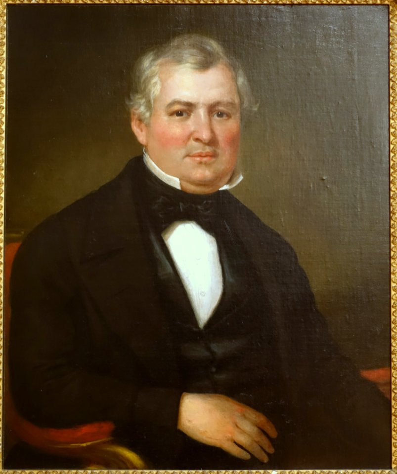 Isaac Babbitt (1799-1862) by Bass Otis, 1849, oil on canvas - Old Colony History Museum - Taunton, Massachusetts - DSC03743