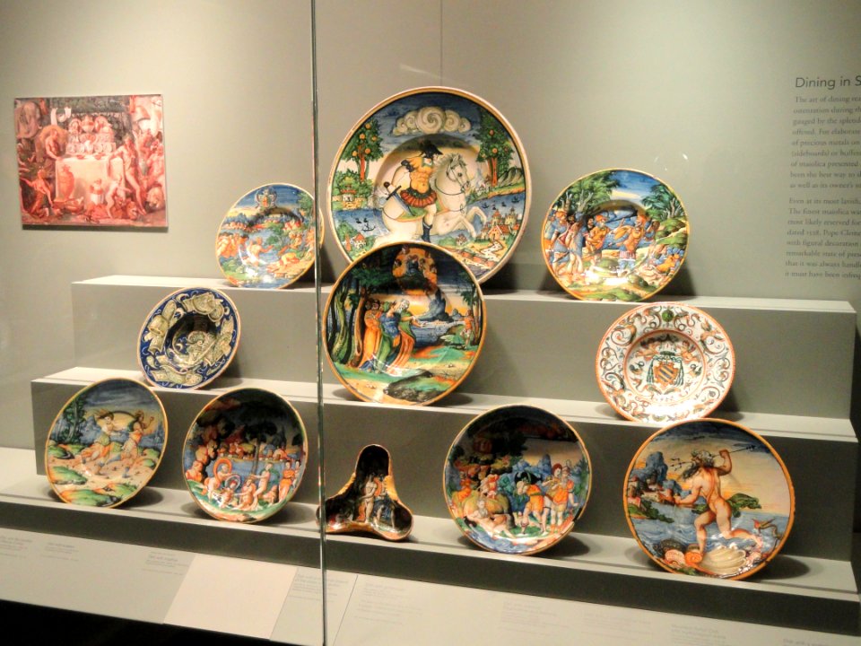 Italian dishes - Gardiner Museum, Toronto - DSC01272