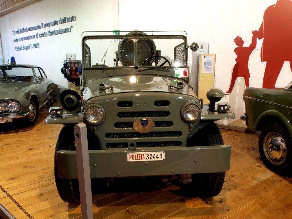 Italian police car, 1968 FIAT Campagnola AR55, polizia 35035 photo-1