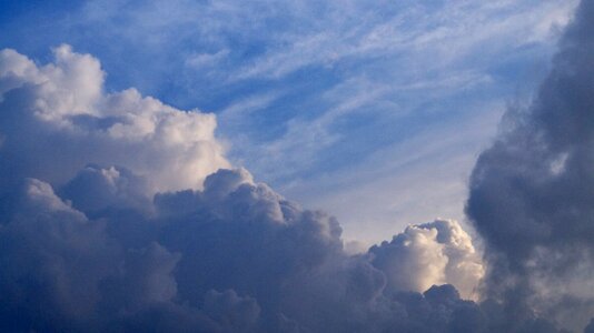Sky clouds blue