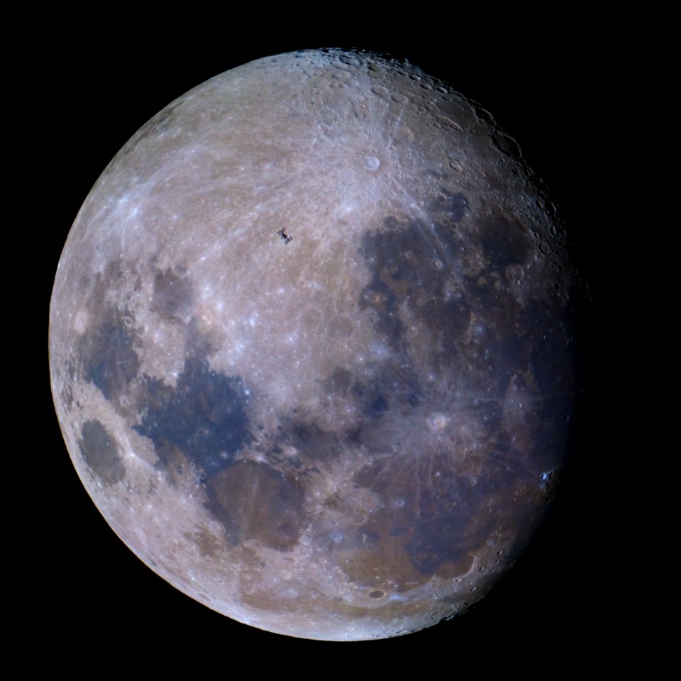 ISS Lunar Transit Tim Peake Prepares to Come Home