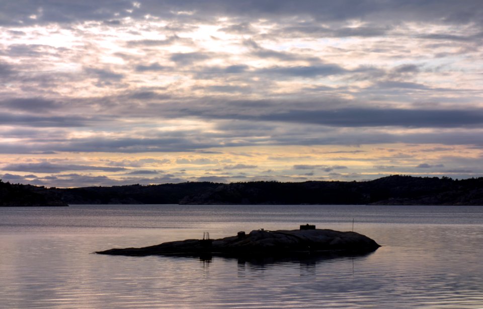Islet in Lahälla harbor