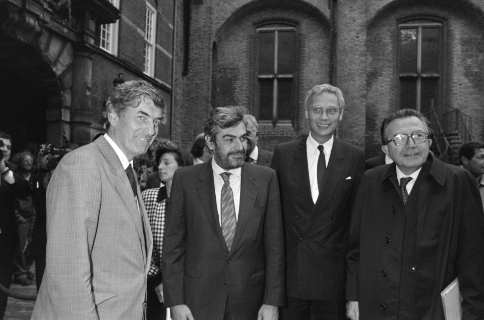 Italiaanse premier Joria bezoekt Den Haag v.l.n.r. premier Lubbers , premier J, Bestanddeelnr 934-0730