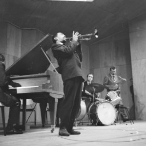 Jazz-concert AMVJ gebouw te Rotterdam, Bestanddeelnr 910-9761