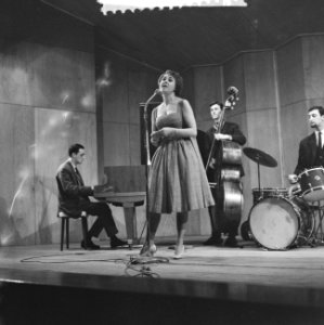 Jazz-concert AMVJ gebouw te Rotterdam, Bestanddeelnr 910-9750