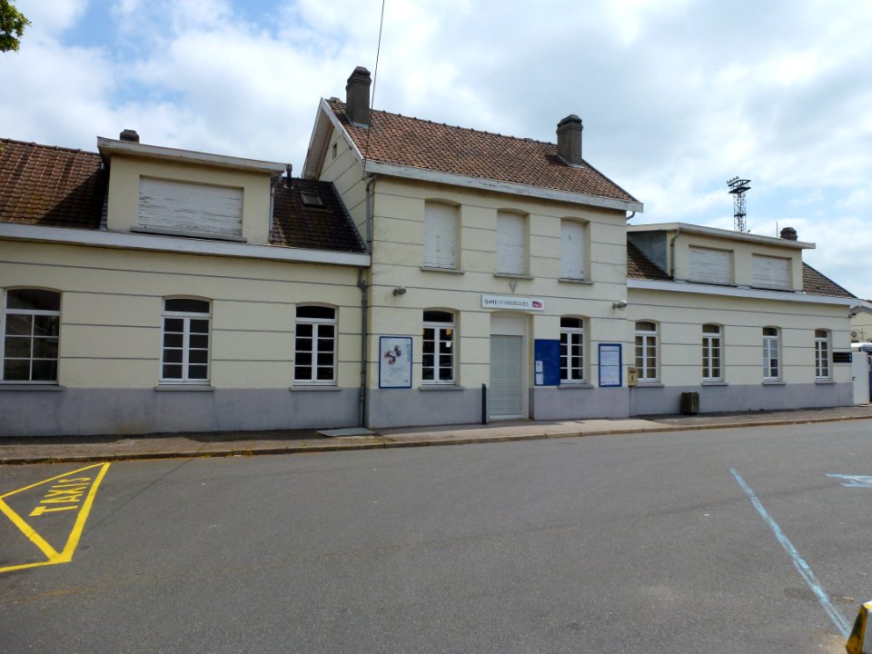 Isbergues (Pas-de-Calais) la gare d'Isbergues