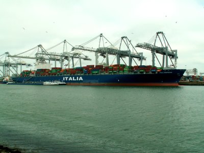 Ital Contessa, at the Amazone harbour, Port of Rotterdam, Holland 09-Apr-2006