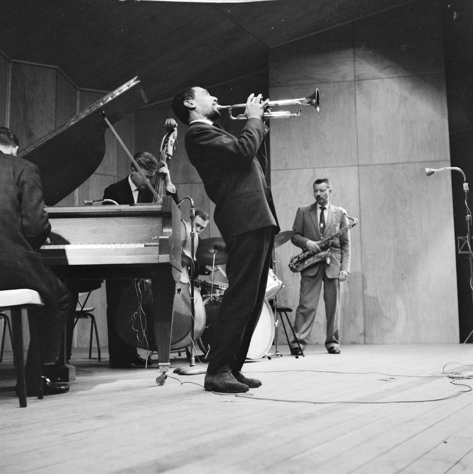 Jazz-concert AMVJ gebouw te Rotterdam, Bestanddeelnr 910-9759