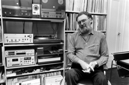 Jazz-programmamaker en presentator Michiel de Ruyter werkt dertig jaar bij de ra, Bestanddeelnr 932-0929