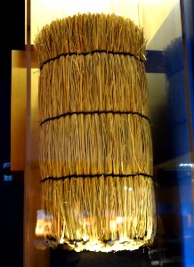 Japanese snow boot (fumidawara), 1986, rice straw - Bata Shoe Museum - DSC00228