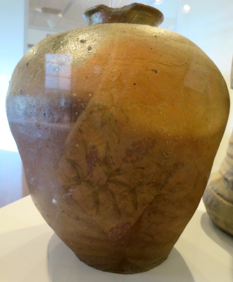 Japanese storage jar, Tamba ware, Honolulu Museum of Art, 3485.1