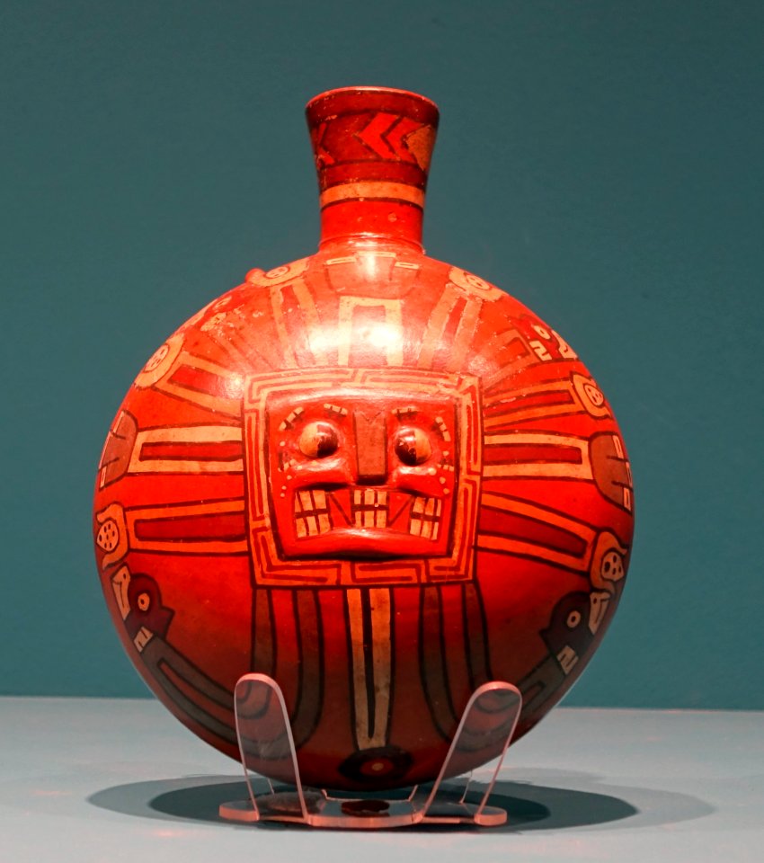 Jar, Huari Empire, Peru, 600-900 AD, ceramic - Fowler Museum - University of California, Los Angeles - DSC02372
