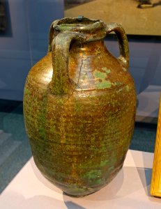 Jar, Syria, probably 1500s-1600s AD, stone-paste, painted under glaze - Freer Gallery of Art - DSC04814