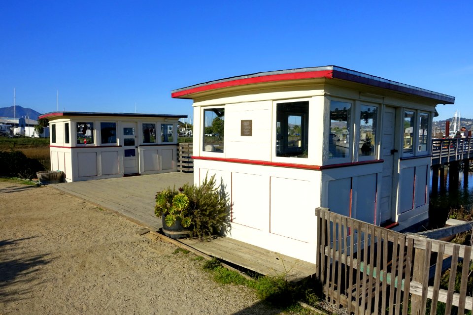 Issaquah ferry pilot houses - Sausalito, CA - DSC03253