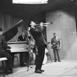 Jazz-concert AMVJ gebouw te Rotterdam, Bestanddeelnr 910-9760