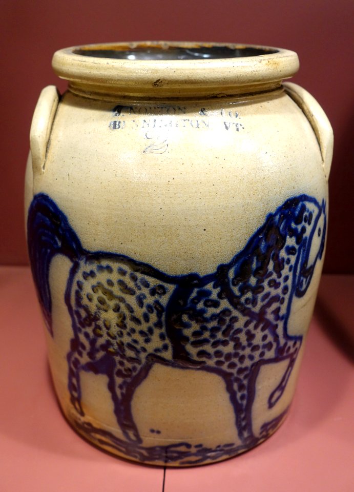 Jar, J. Norton & Company, 1859-1861 - Bennington Museum - Bennington, VT - DSC08977