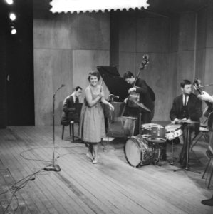 Jazz-concert AMVJ gebouw te Rotterdam, Bestanddeelnr 910-9752