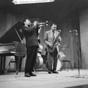 Jazz-concert AMVJ gebouw te Rotterdam, Bestanddeelnr 910-9758