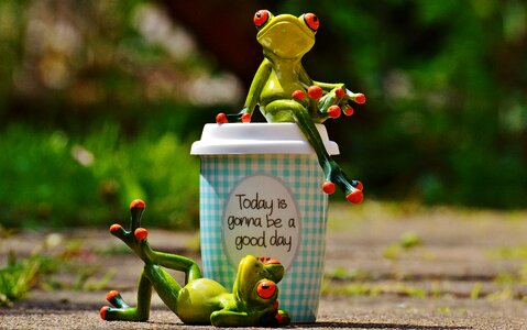 Coffee cup happy