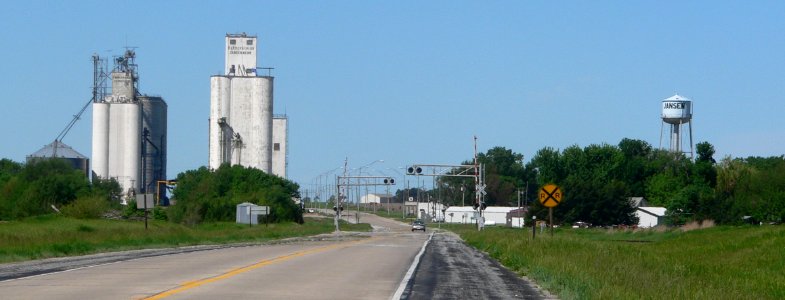 Jansen, Nebraska from NE 1