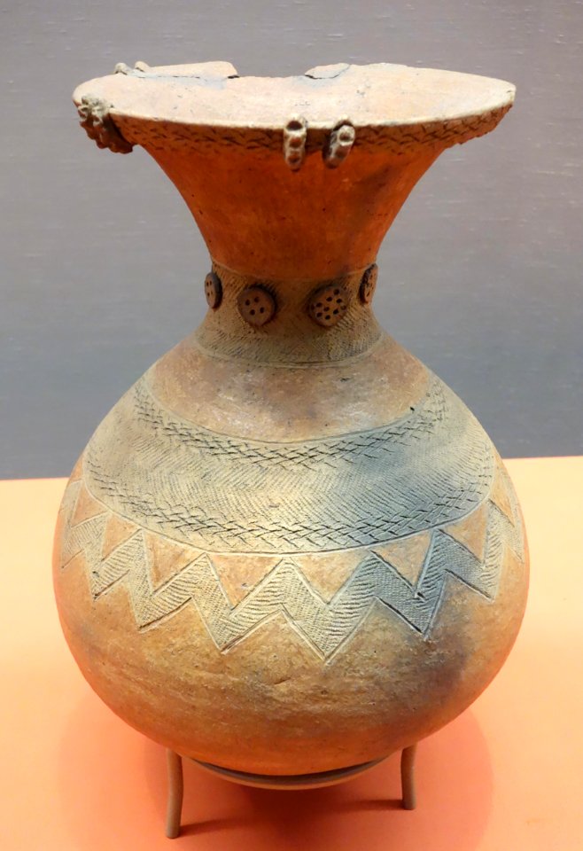 Jar from Kugahara, Ota-ku, Tokyo, Yayoi period, 1st-3rd century - Tokyo National Museum - DSC05639