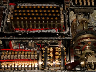 Japanese Navy RED cryptographic device captured by US Navy - National Cryptologic Museum - DSC07870
