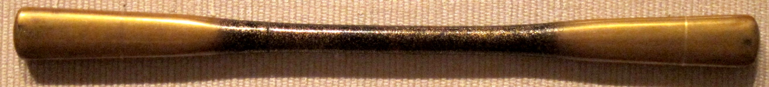 Japanese hair pin, black and gold lacquer, Edo or Taisho, Honolulu Museum of Art I