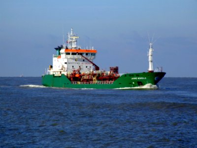 Janne Wonsild p1 9010931 approaching Port of Rotterdam, Holland 25-Jan-2007