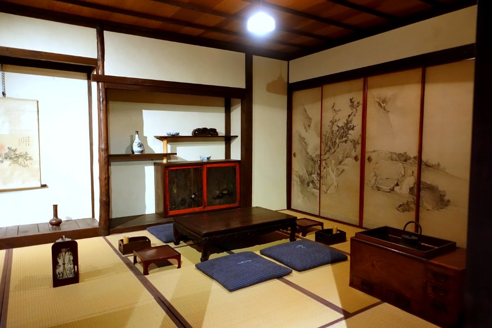 Japanese room 2, residence - Linden-Museum - Stuttgart, Germany - DSC03475