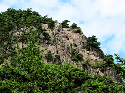 Landscape coast hike photo