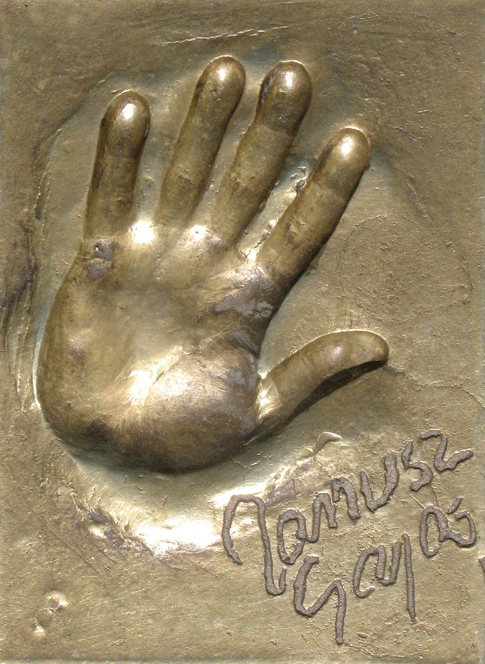 Janusz Gajos odcisk