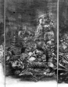 Japanse tekeningen atoomaanslag Hirosjima Stedelijk Museum, Bestanddeelnr 908-3578