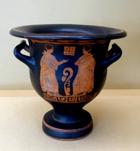 Jar with two handles, Greece, 5th century BC, ceramic - Hakone Museum of Art - Hakone, Kanagawa, Japan - DSC08309