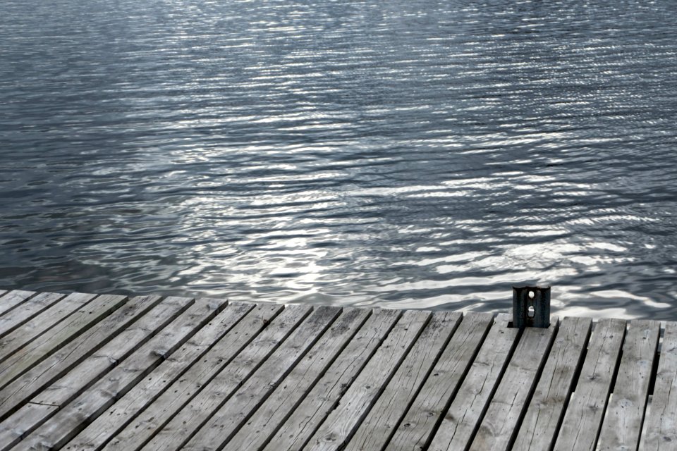 Jetty and water in Slävik 2