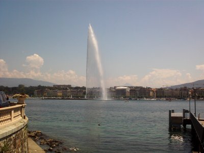 Jet d'Eau from northwest