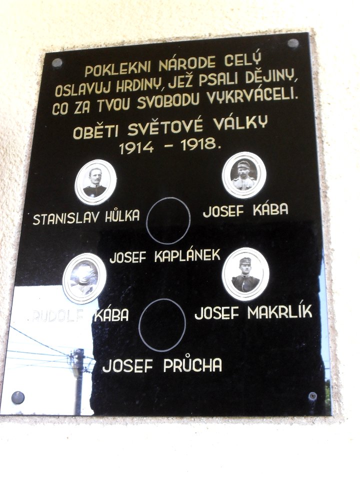 JETENOVICE - kaplička, pravá plaketa B