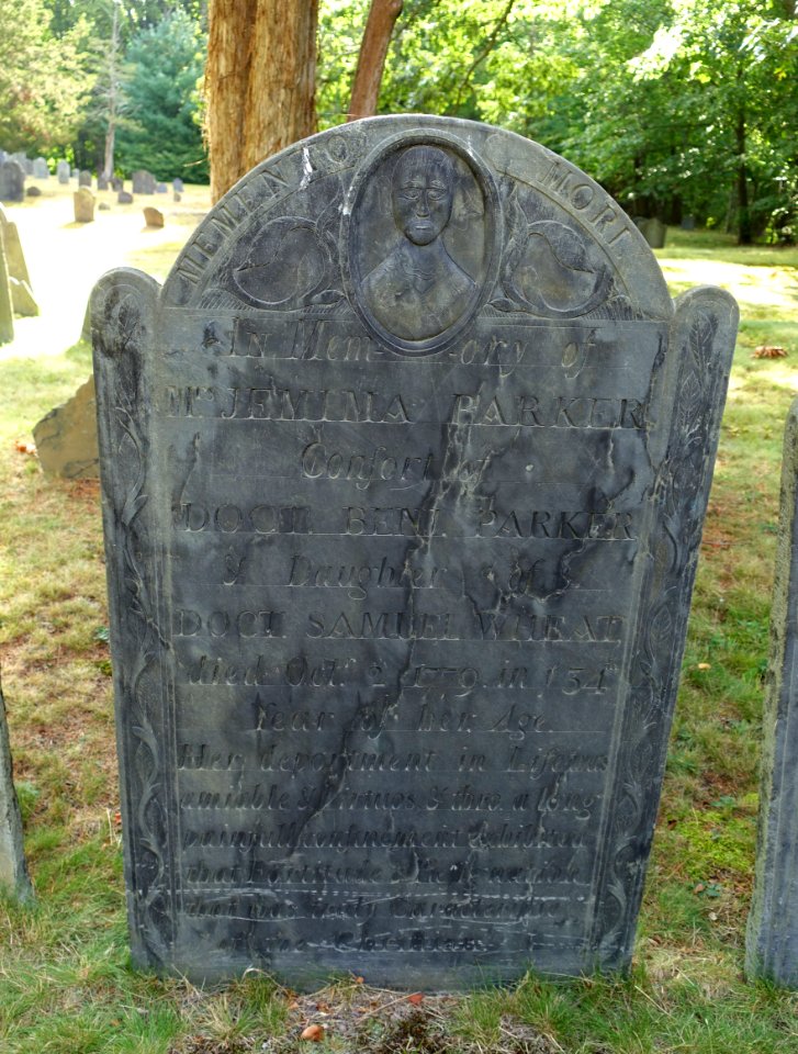 Jemima Parker - East Parish Burying Ground - Newton, MA - DSC07278